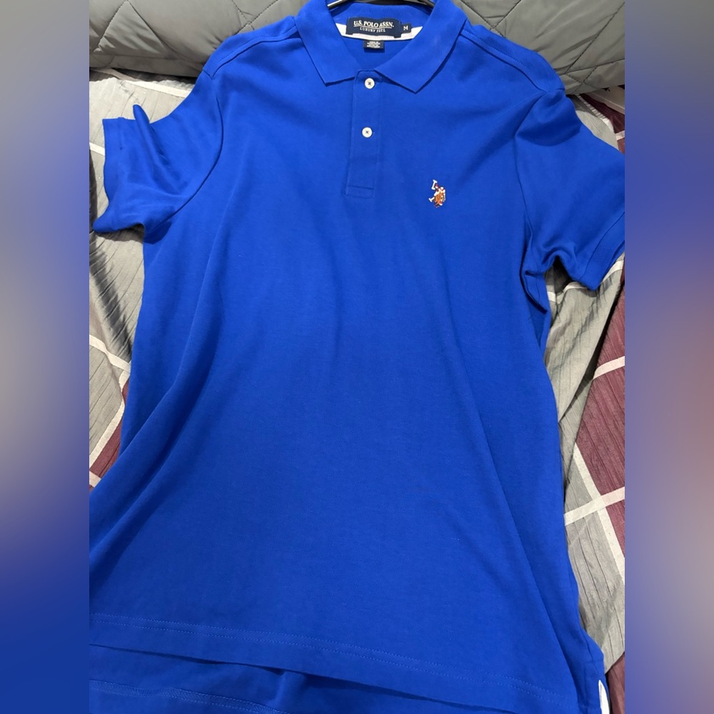 Bundle 3 for $15. U.S. Polo Assn. Royal Blue Polo Shirt. Size M.